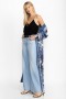  Johnny Was Bottoms | Dames MELANIE BLANKET STITCH WIDE LEG JEAN Light Wash