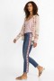  Johnny Was Bottoms | Dames PHOEBE CROPPED SKINNY JEAN Medium Aged Indigo