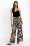  Johnny Was Bottoms | Dames WILD BLOOM WIDE LEG PLEAT LINNEN BROEK Wild Bloom