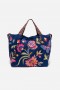 Johnny Was Handtassen | Dames GRACEY LINNEN TOTE BAG Sailor Blue