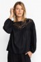  Johnny Was Tops | Dames CIELITO MODAL BLOUSE Zwart