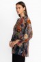  Johnny Was Tops | Dames Mazzy Poet Blouse Multi