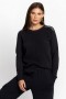  Johnny Was Tops | Dames Mishika Waffle Pullover Zwart