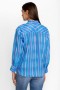  Johnny Was Tops | Dames OSLO GESTREEPT LINNEN OVERHEMD Cotton Candy Stripe