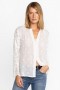 Johnny Was Tops | Dames WINTER BUNNY BLOUSE Wit