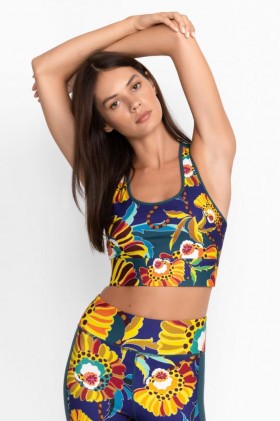  Johnny Was Active | Dames Bee Active Mesh Back Longline BH Kimbra