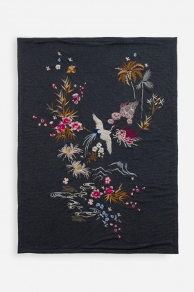  Johnny Was Blankets | Dames EMIKO DEKENHoutskoolgrijs