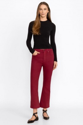  Johnny Was Bottoms | Dames MARSEILLE BABY BOOT Candy Apple Red