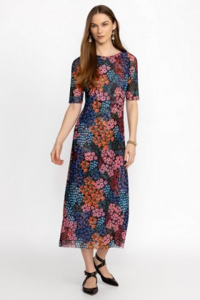  Johnny Was Jurken | Dames ASTRID MESH MIDI JURK Astrid