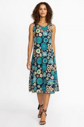  Johnny Was Jurken | Dames POSY MESH JURK Posy