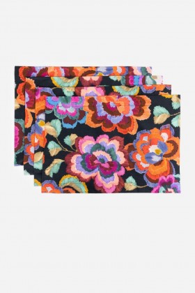  Johnny Was Woonaccessoires | Dames CALANTHE SET VAN 4 PLACEMATS Calanthe
