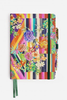  Johnny Was Home Accessoires | Dames FLORAL STRIPE JOURNAL PEN SET Floral Stripe