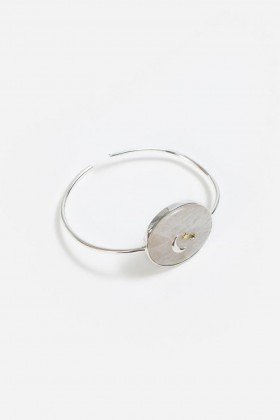  Johnny Was Sieraden | Dames MOONLIGHT MOONSTONE cuff armband zilver