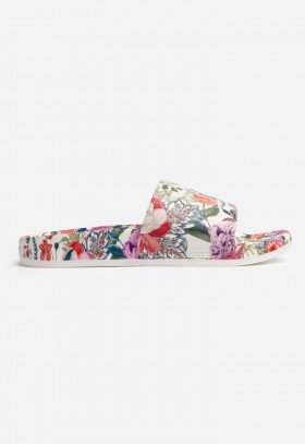  Johnny Was Schoenen | Dames NEON JUNGLE POOLSLIDE Neon Jungle Print