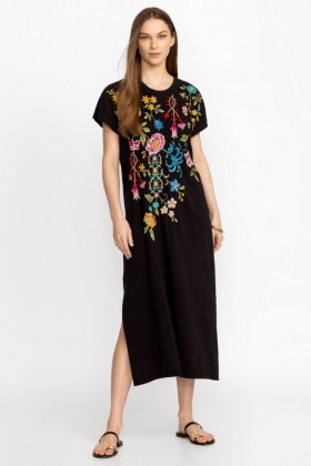  Johnny Was -mekot | Naisten SHERI RELAXED KNIT DRESS musta