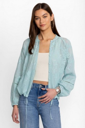  Johnny Was Outerwear | Naisten GWYN MEADOW -takki tummansininen