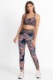  Johnny était actif | Soutien-gorge de sport réversible Women Bee Active Misty Fall
