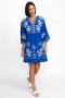  Robes Johnny Was | Robe mini Barbara pour femme, bleu Baleine