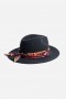  Chapeaux Johnny Was | Chapeau en feutre Jade anthracite pour femme