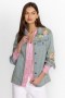  Vêtements d'extérieur Johnny Was | Veste en jean oversize Camellia pour femme, bleu denim clair