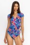  Johnny Was Swim & Resort | Bas de maillot de bain hipster Summer Days pour femme (bleu)