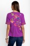  Johnny Was Tops | T-shirt col V femme GRACEY TRAPUNTO Iris