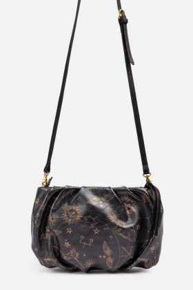  Sacs à main Johnny Was | Sac bandoulière femme BIJOU en cuir italien froncé multicolore