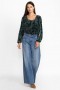  Johnny Was Bottoms | Damen MALDIVES WIDE LEG JEAN Mittlere Waschung