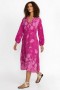  Johnny Was Kleider | Damen DAISY LEONNA KLEID Festival Fuchsia