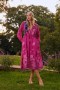  Johnny Was Kleider | Damen DAISY LEONNA KLEID Festival Fuchsia