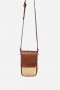  Johnny Was Handtaschen | Damen Cognac Italian Raffia Micro Crossbody Tasche Cognac