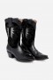 Johnny Was Schuhe | Damen-Cowboystiefel „Nachthimmel“, Schwarz