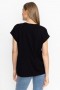  Johnny Was Tops | Damen EDIE RELAXED TEE Schwarz