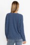  Johnny Was Tops | Damen IZY WHIPSTITCH FRINGE PULLOVER Indigo