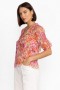  Johnny Was Tops | Damen MARCIA RUFFLE BLOUSE Fabiola