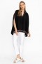  Johnny Was Tops | Damen SASCHA PONCHO Schwarz