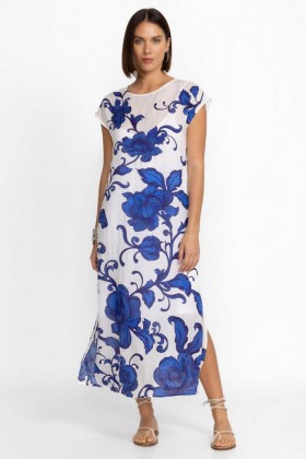  Johnny Was Kleider | Damen CAMILLA SEITENSCHLITTEN-KLEID Camilla