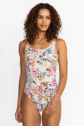  Johnny Was Swim & Resort | Damen Neon Jungle Eyelet Einteiler Neon Jungle