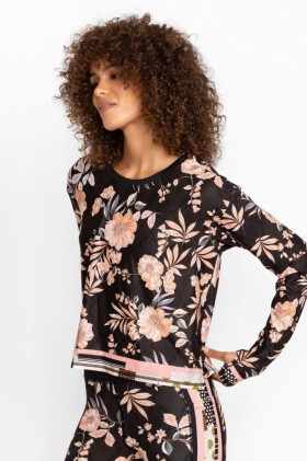  Johnny Was Tops | Damen Nido Step Hem Tee Nido