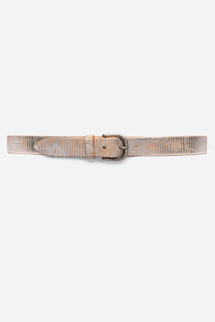 Johnny Was Belts | Women TAGLIO ITALIAN LEATHER BELT Silver