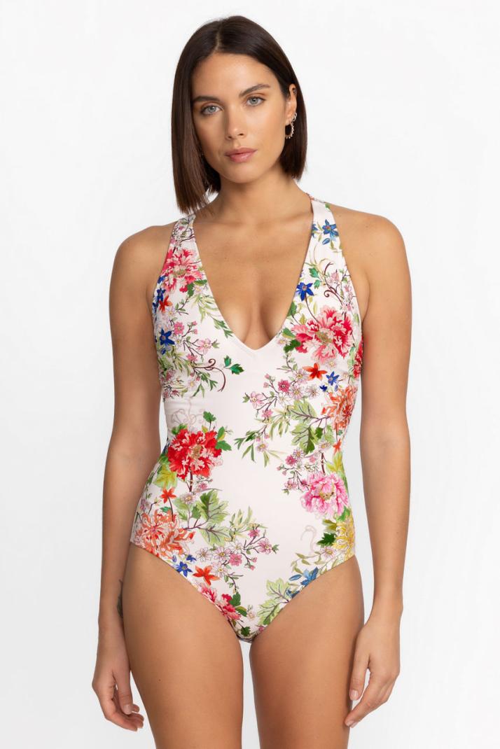 Johnny Was Swim & Resort | Women METALLI GIORNO CROSSBACK ONE PIECE Metalli Giorno
